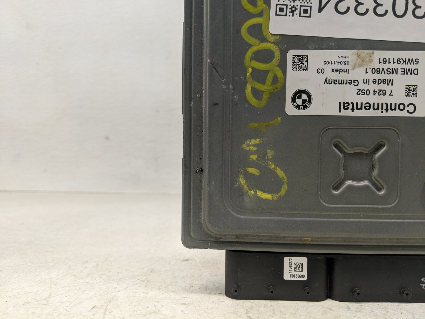 2007-2010 Bmw 328i PCM Engine Control Computer ECU ECM PCU OEM P/N:7 624 052 Fits Fits 2007 2008 2009 2010 OEM Used Auto Par