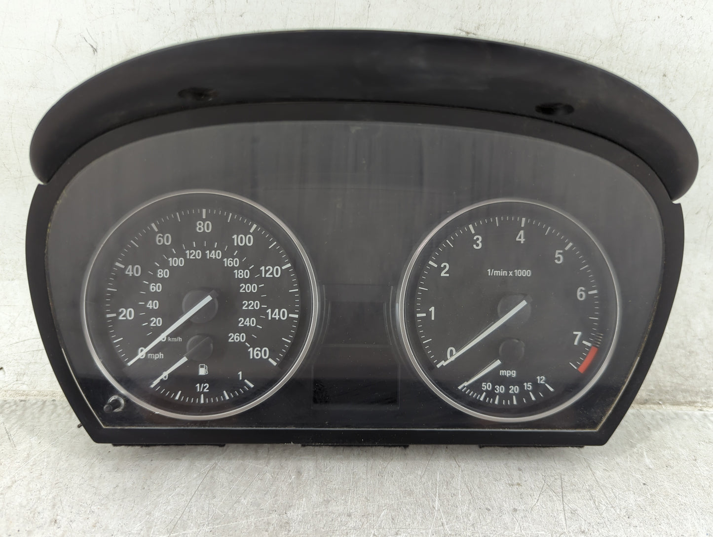 2007-2012 Bmw 328i Instrument Cluster Speedometer Gauges Miles: Fits Fits 2007 2008 2009 2010 2011 2012 OEM Used Auto Parts 