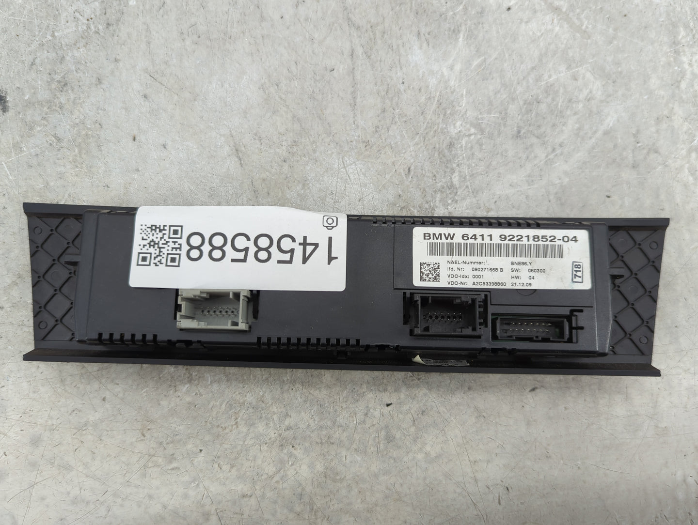 2010-2012 Bmw 328i Climate Control Module Temperature AC/Heater Replacement P/N:9221852-04 Fits Fits 2010 2011 2012 2013 201