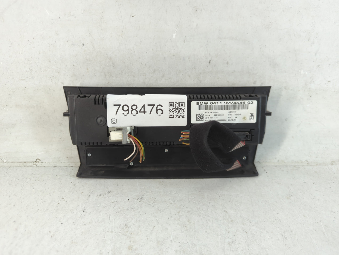 2010 Bmw 328i Climate Control Module Temperature AC/Heater Replacement P/N:6411 9224546-02 251 870 73 89, 251 820 80 89 Fits