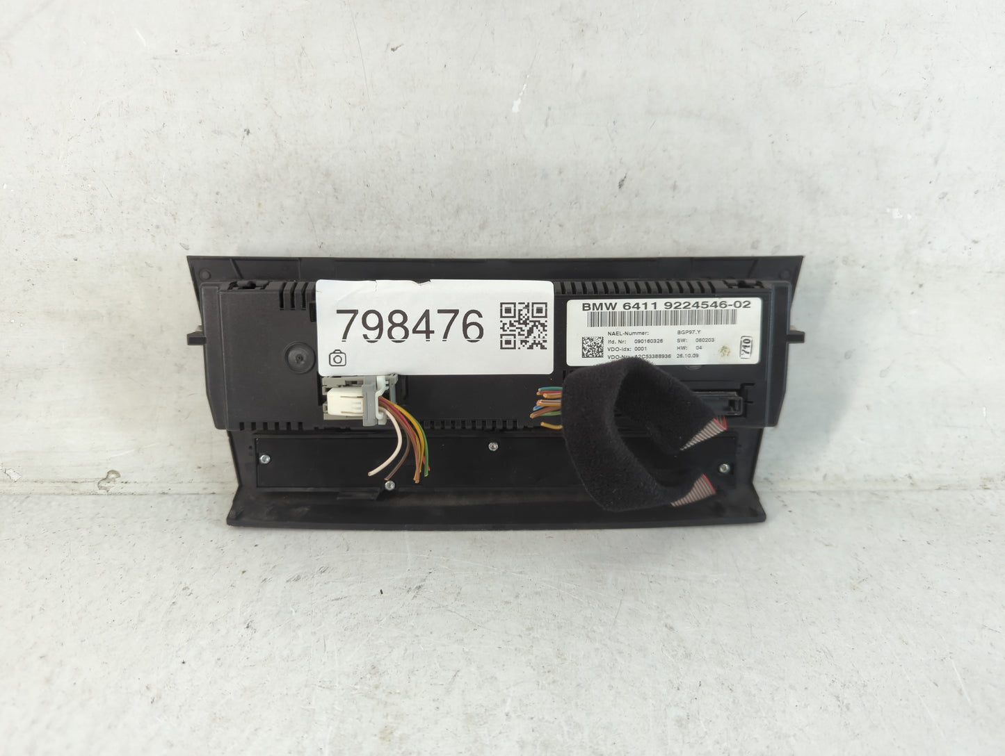 2010 Bmw 328i Climate Control Module Temperature AC/Heater Replacement P/N:6411 9224546-02 251 870 73 89, 251 820 80 89 Fits
