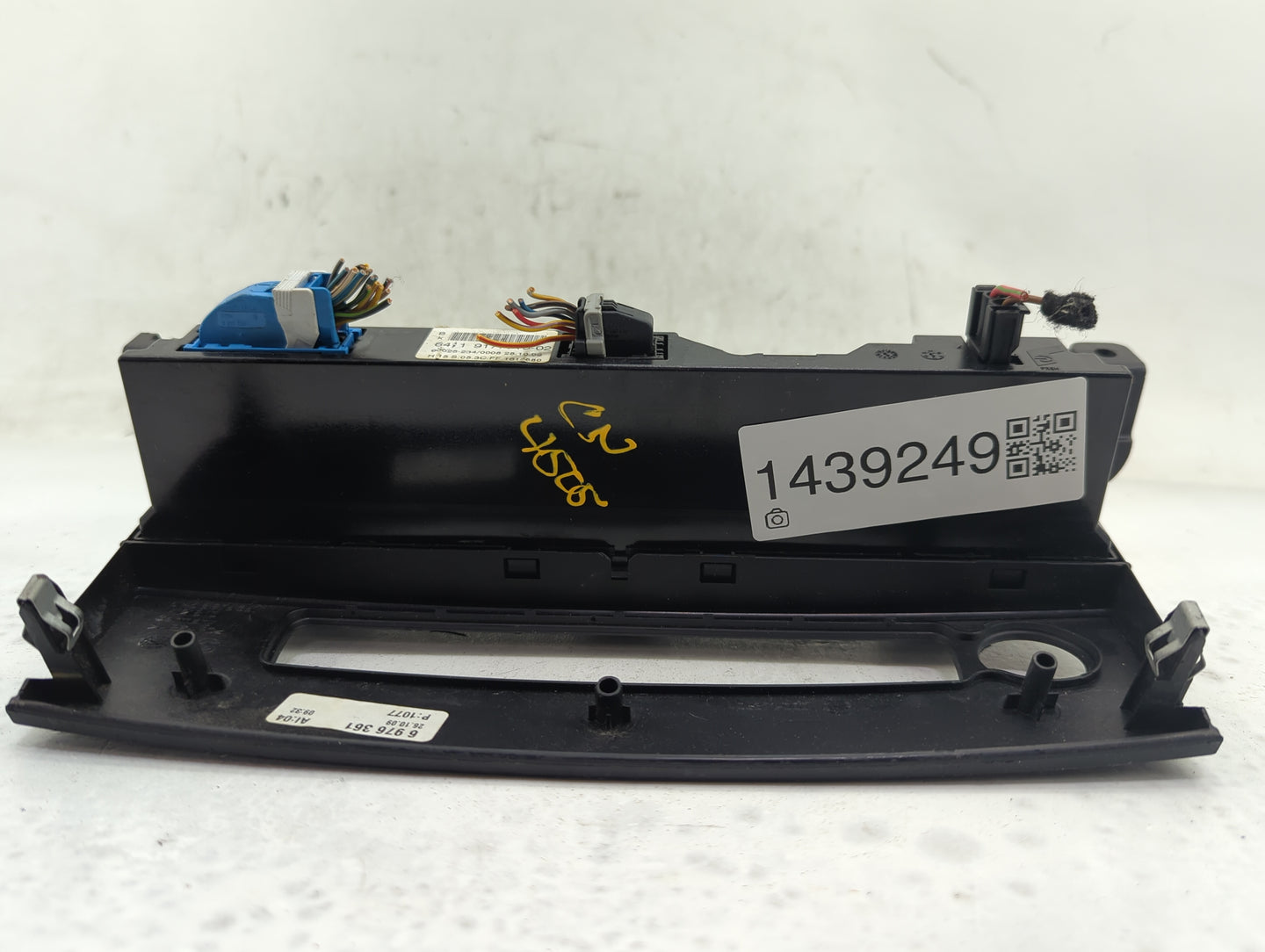2008-2010 Bmw 528 Climate Control Module Temperature AC/Heater Replacement P/N:64119177715 6976361 Fits Fits 2008 2009 2010 
