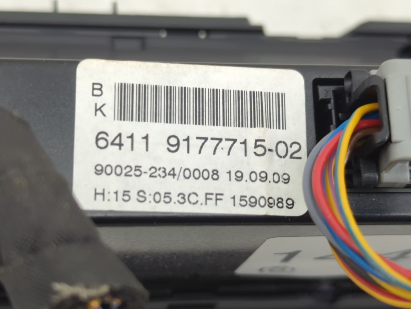 2008-2010 Bmw 528 Climate Control Module Temperature AC/Heater Replacement P/N:6976361 64119177715-02 Fits Fits 2008 2009 20