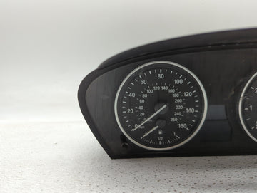 2008-2010 Bmw 528 Instrument Cluster Speedometer Gauges P/N:110.080.398/079 398/079 Miles:118K Fits Fits 2008 2009 2010 OEM Used Auto Parts
