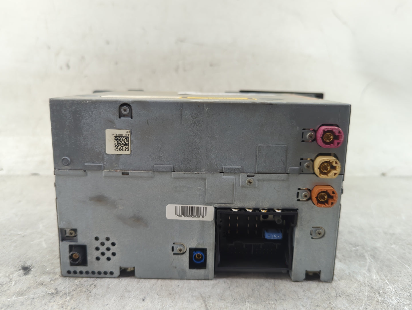 2010 Bmw 528 Radio AM FM Cd Player Receiver Replacement P/N:9214927 Fits OEM Used Auto Parts - Oemusedautoparts1.com