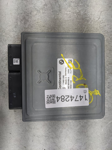 2008-2010 Bmw 528 PCM Engine Control Computer ECU ECM PCU OEM P/N:7602220 5WK91142, DME MSV80.0 Fits Fits 2007 2008 2009 201