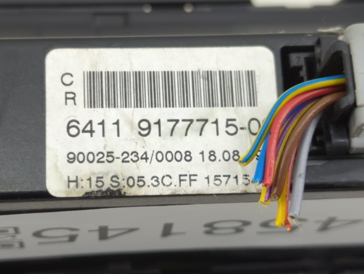 2010 Bmw 528i Climate Control Module Temperature AC/Heater Replacement Fits OEM Used Auto Parts - Oemusedautoparts1.com