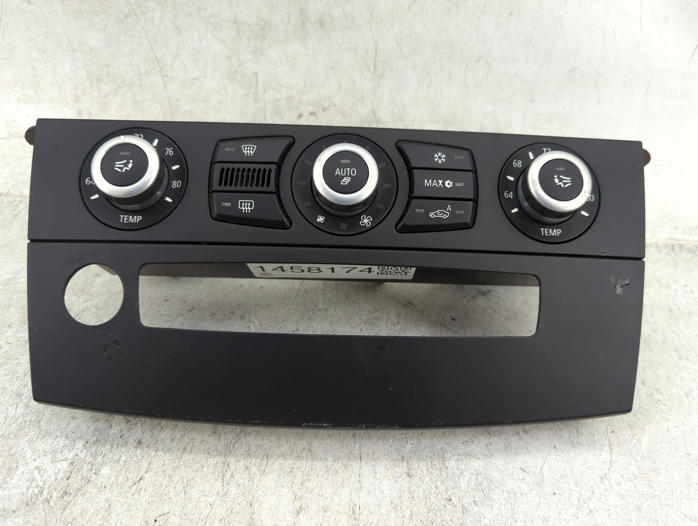 2008-2010 Bmw 528i Climate Control Module Temperature AC/Heater Replacement P/N:9177715-02 Fits Fits 2008 2009 2010 OEM Used