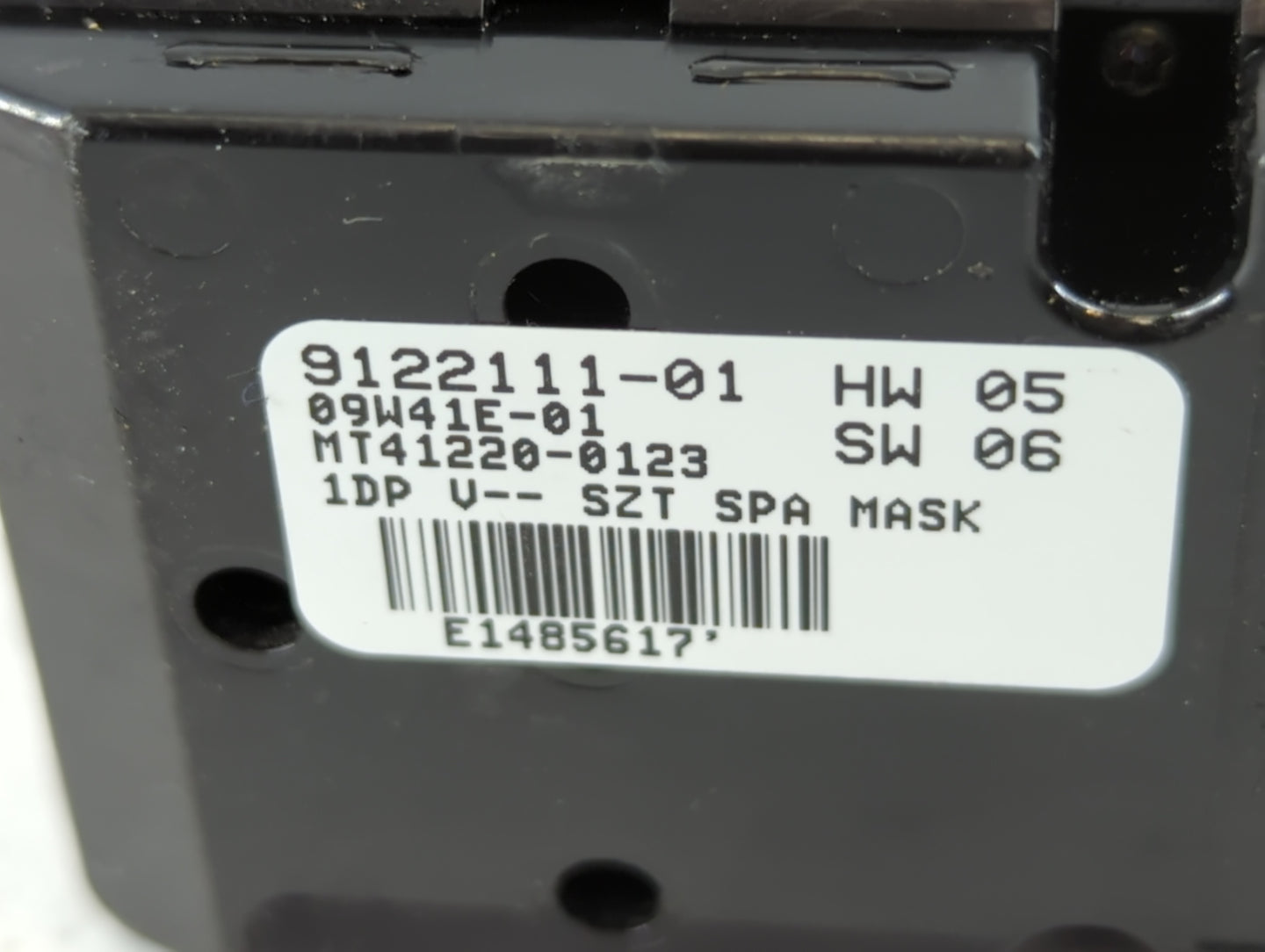 2010 Bmw 528i Master Power Window Switch Replacement Driver Side Left P/N:E1485617 9122111-01 Fits OEM Used Auto Parts - Oem