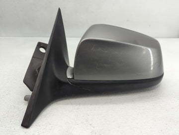 2008-2010 Bmw 528i Driver Left Side View Manual Door Mirror Dark Gray - Oemusedautoparts1.com