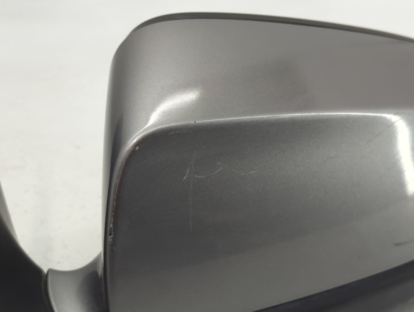 2008-2010 Bmw 528i Driver Left Side View Manual Door Mirror Dark Gray - Oemusedautoparts1.com