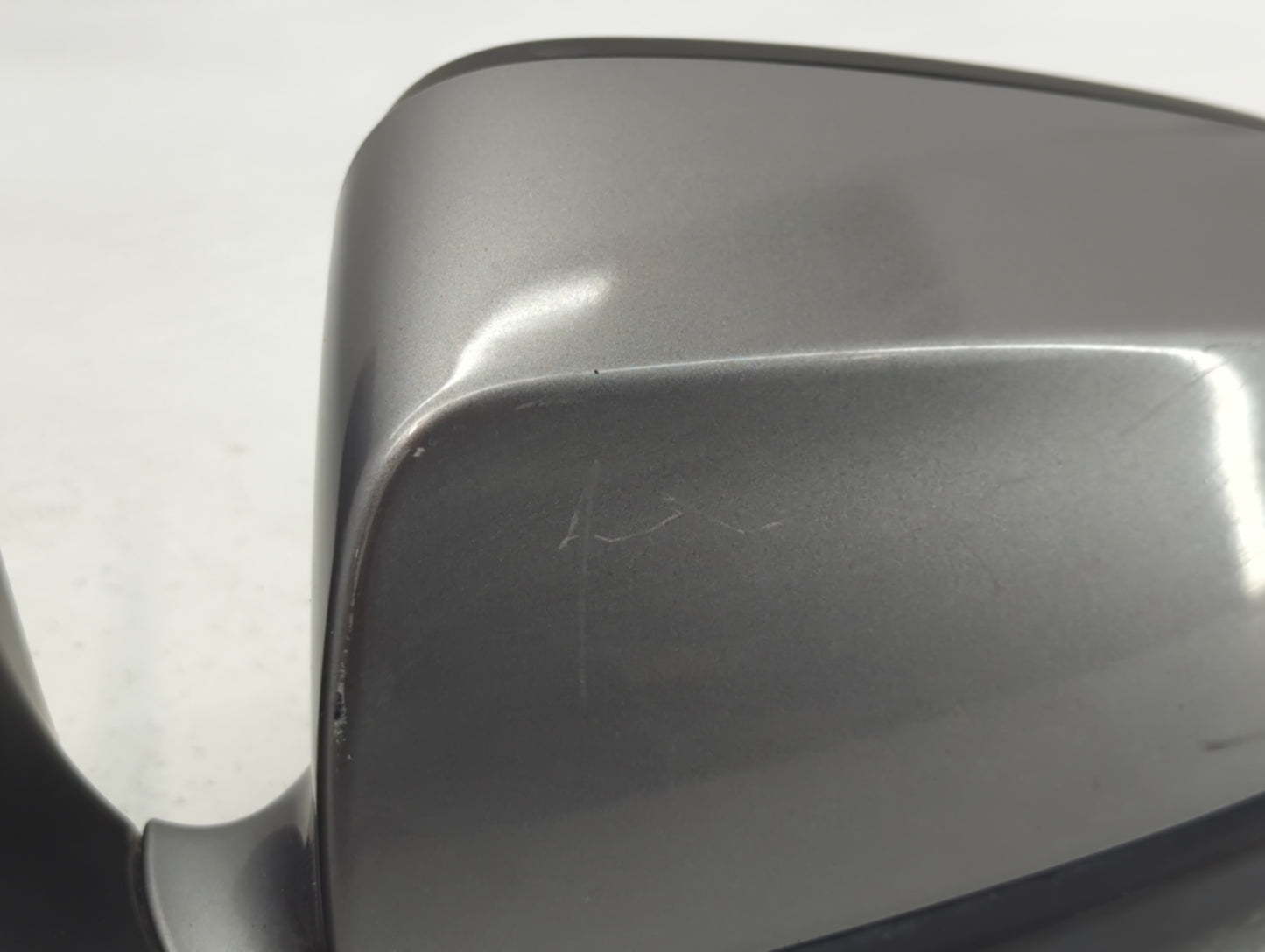 2008-2010 Bmw 528i Driver Left Side View Manual Door Mirror Dark Gray - Oemusedautoparts1.com