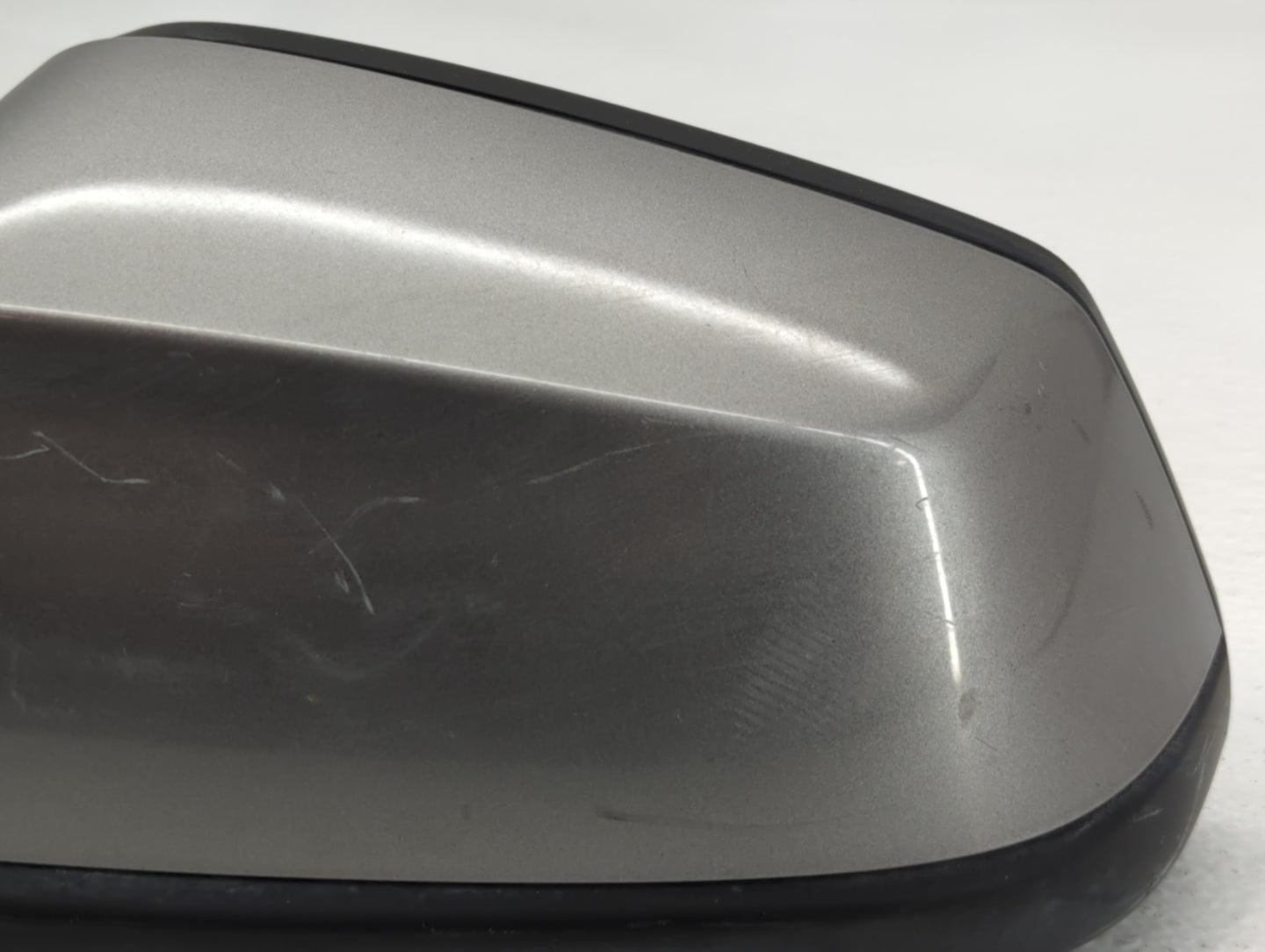 2008-2010 Bmw 528i Driver Left Side View Manual Door Mirror Dark Gray - Oemusedautoparts1.com