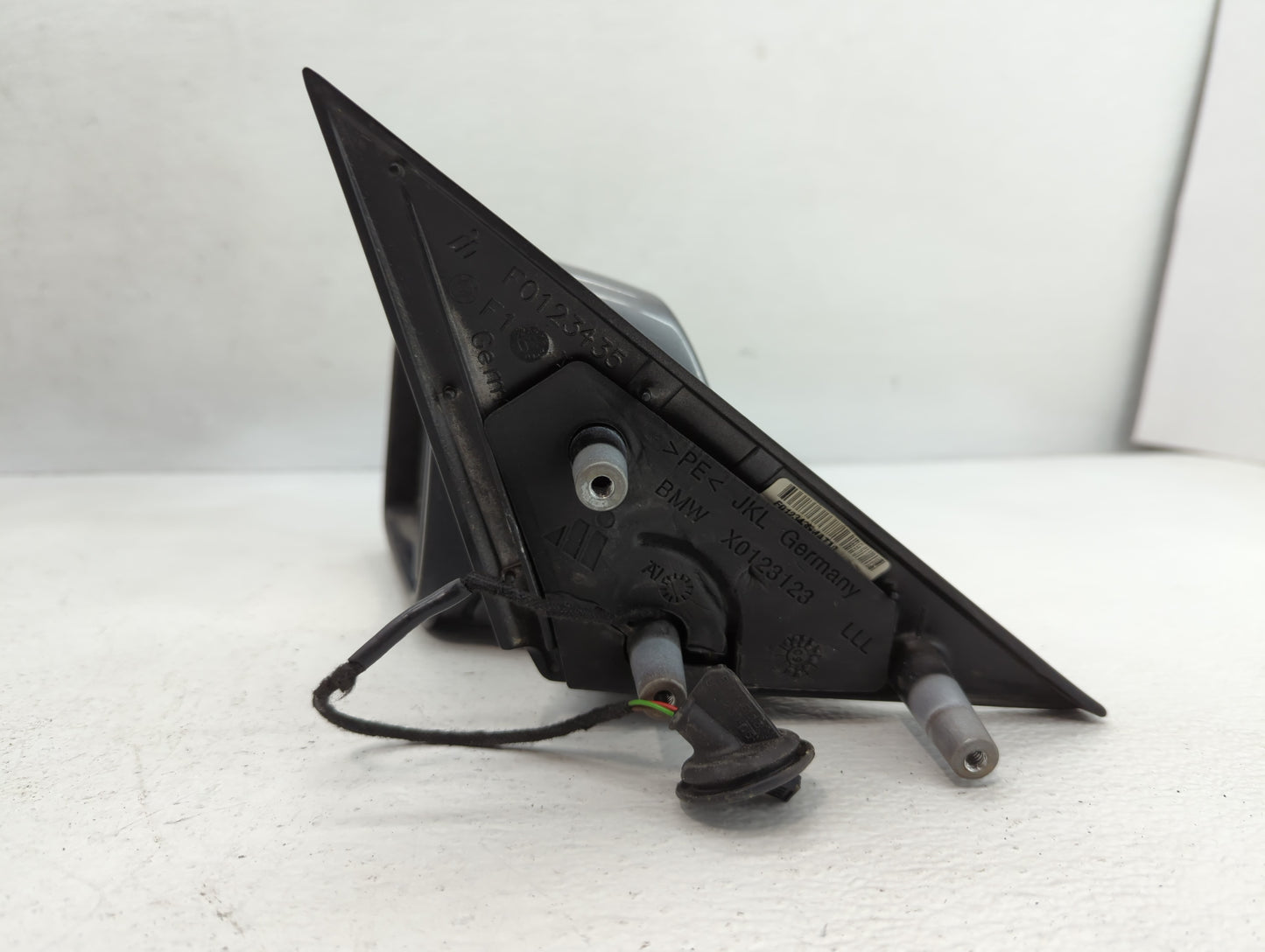 2008-2010 Bmw 528i Driver Left Side View Manual Door Mirror Dark Gray - Oemusedautoparts1.com