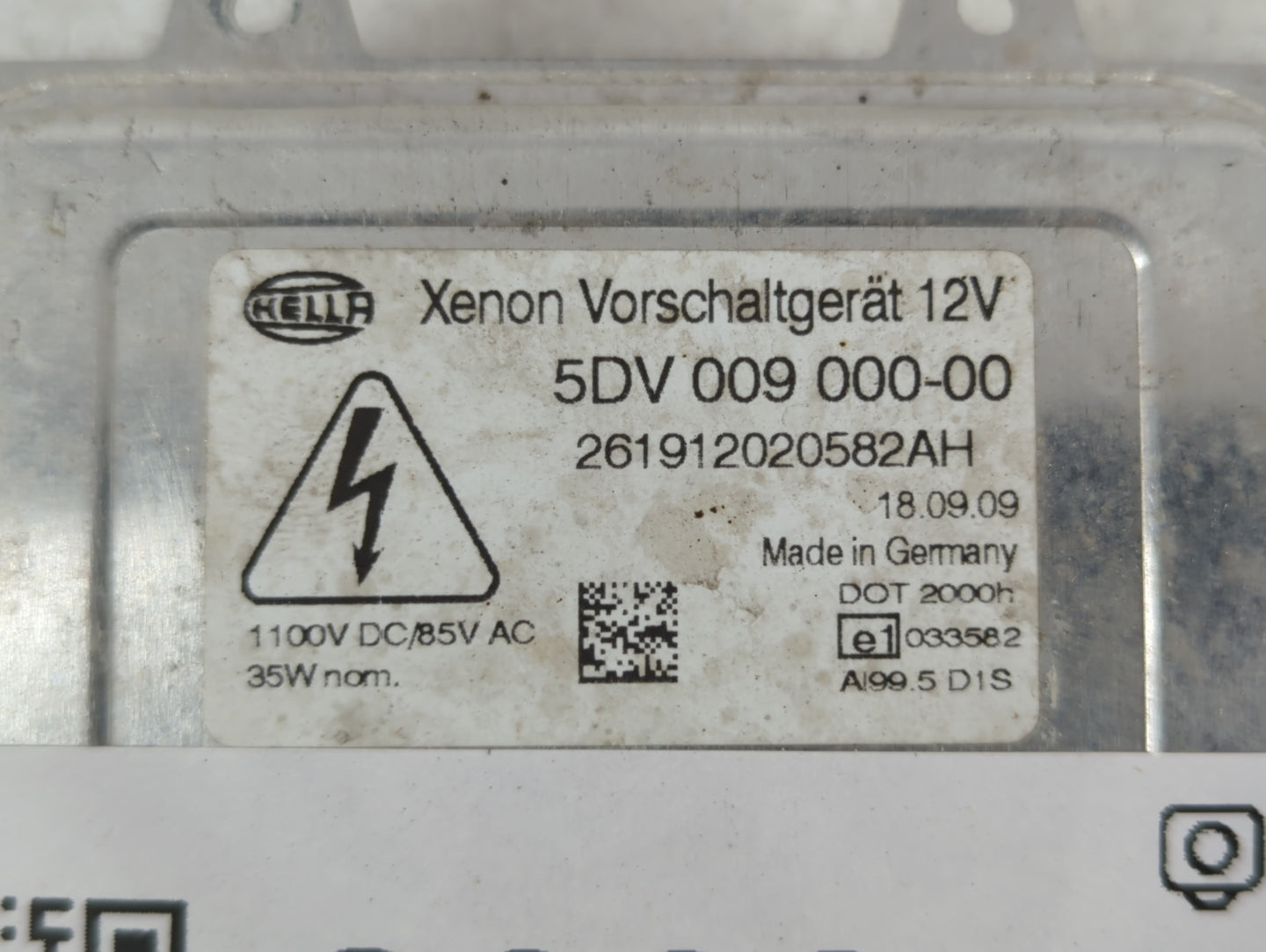 2008-2010 Bmw 528i Headlight Ballast Head Light - Oemusedautoparts1.com