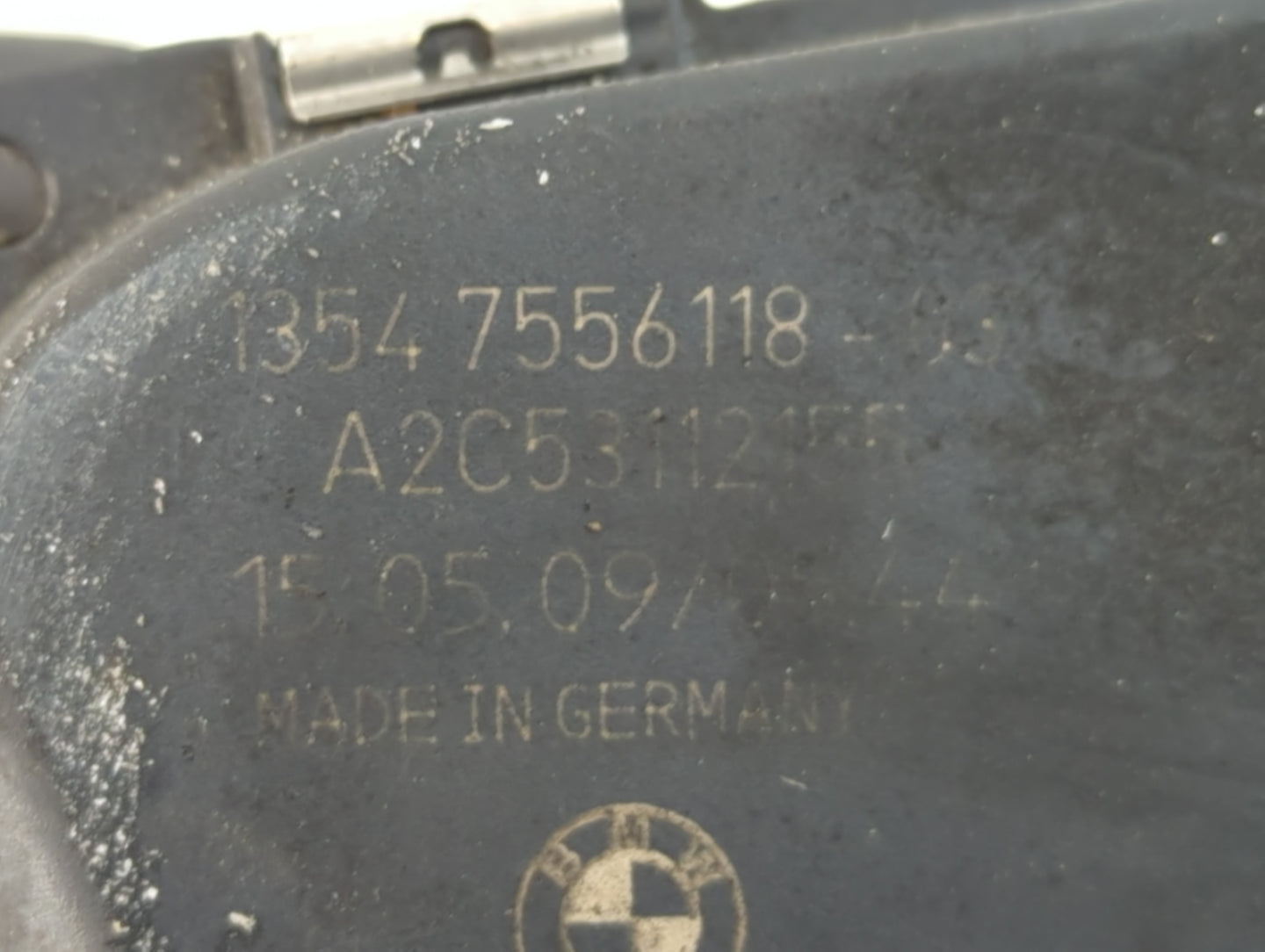 2008-2011 Bmw 528i Throttle Body P/N:A2C53112 1354 7556118 Fits Fits 2007 2008 2009 2010 2011 2012 2013 OEM Used Auto Parts 