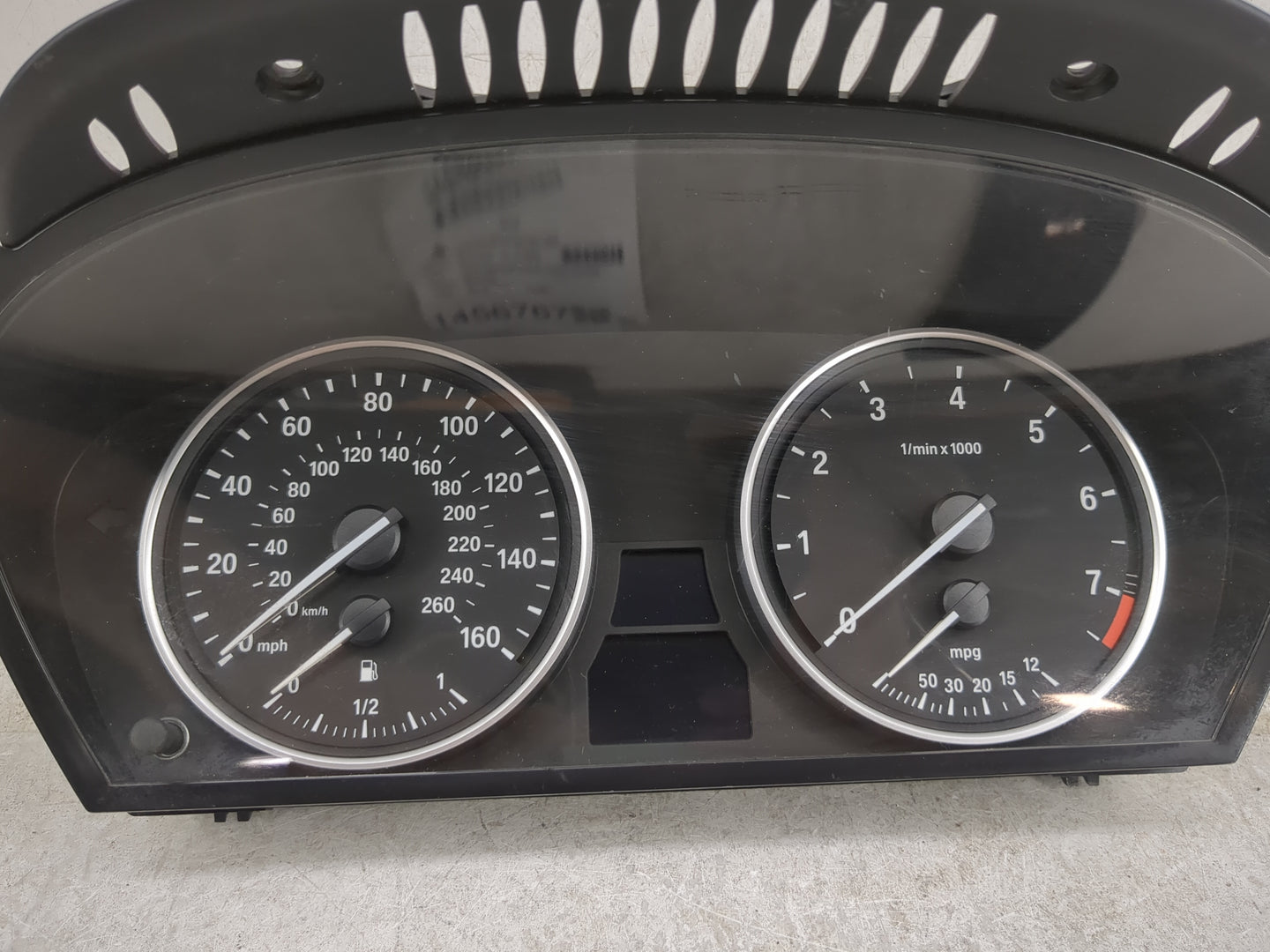 2008-2010 Bmw 535i Instrument Cluster Speedometer Gauges Miles: Fits Fits 2008 2009 2010 OEM Used Auto Parts - Oemusedautopa