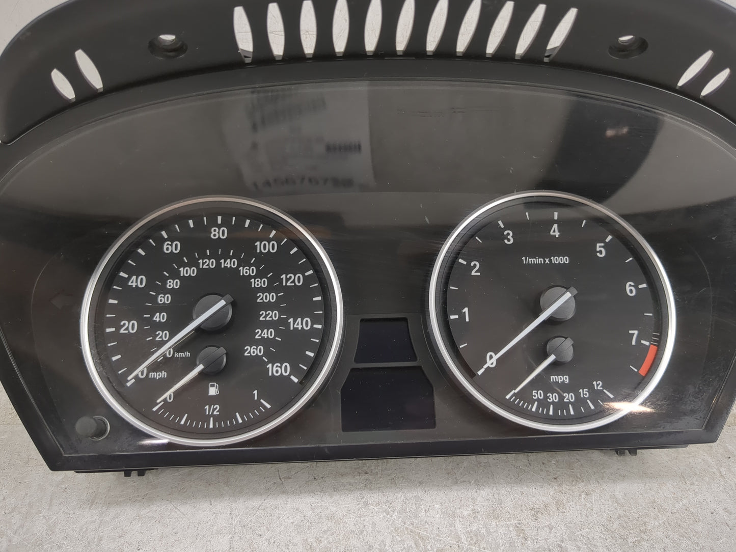 2008-2010 Bmw 535i Instrument Cluster Speedometer Gauges Miles: Fits Fits 2008 2009 2010 OEM Used Auto Parts - Oemusedautopa