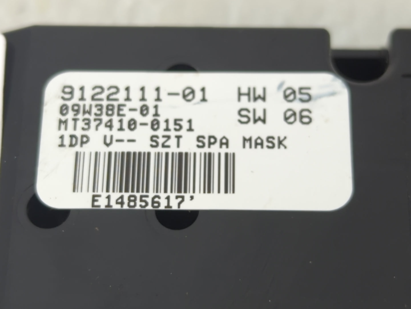 2008-2010 Bmw 535i Master Power Window Switch Replacement Driver Side Left P/N:MT37410-0151 09W38E-01 Fits OEM Used Auto Par