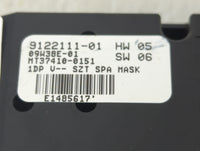 2008-2010 Bmw 535i Master Power Window Switch Replacement Driver Side Left P/N:MT37410-0151 09W38E-01 Fits OEM Used Auto Par