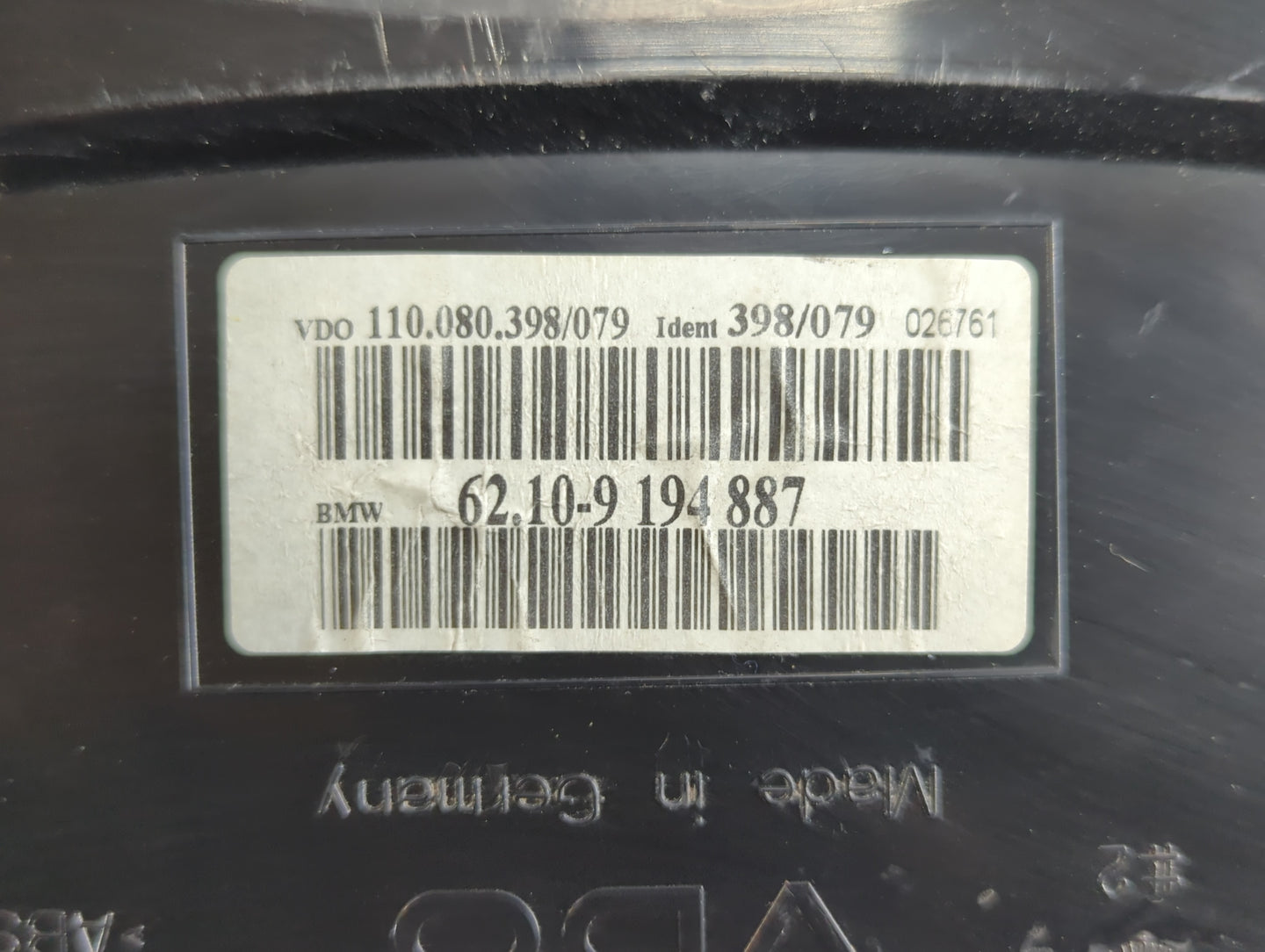 2008-2010 Bmw 535i Instrument Cluster Speedometer Gauges P/N:110 080 398 /079 Fits Fits 2008 2009 2010 OEM Used Auto Parts -
