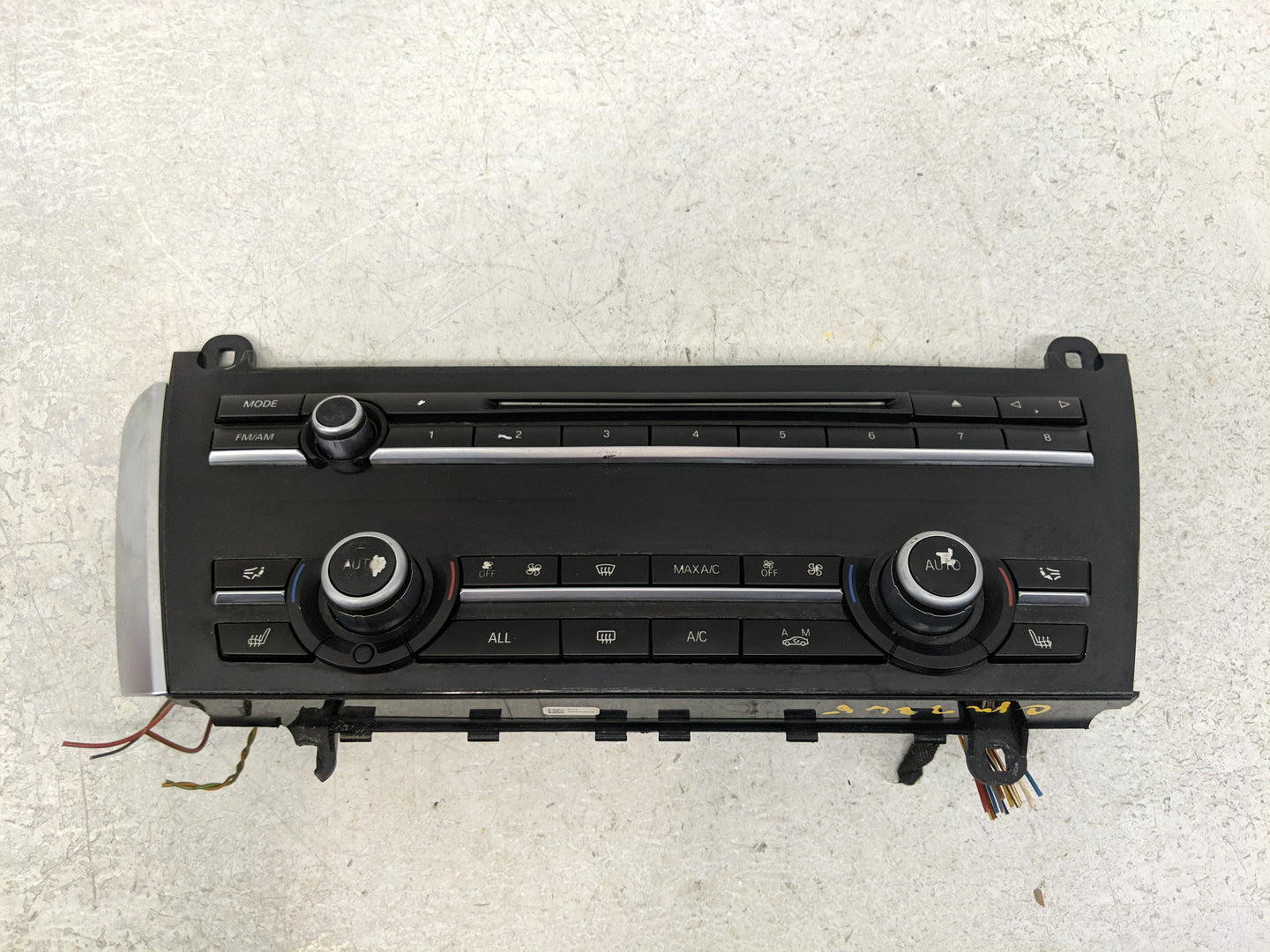 2010-2013 Bmw 550i Gt Climate Control Module Temperature AC/Heater Replacement P/N:9290737 Fits Fits 2009 2010 2011 2012 201