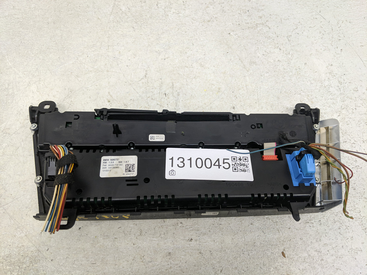 2010-2013 Bmw 550i Gt Climate Control Module Temperature AC/Heater Replacement P/N:9290737 Fits Fits 2009 2010 2011 2012 201