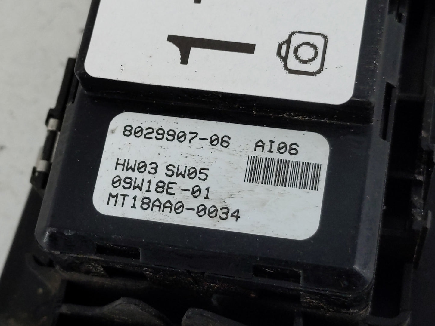 2010 Bmw 650ci Master Power Window Switch Replacement Driver Side Left P/N:HW03 SW05 Fits Fits 2006 2007 2008 2009 OEM Used 
