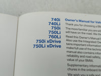 2010 Bmw 740i Owners Manual Book Guide OEM Used Auto Parts - Oemusedautoparts1.com