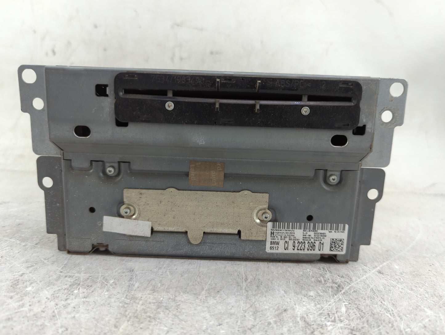 2010-2012 Bmw 750 Radio AM FM Cd Player Receiver Replacement P/N:9223396 9581 Fits Fits 2010 2011 2012 OEM Used Auto Parts -