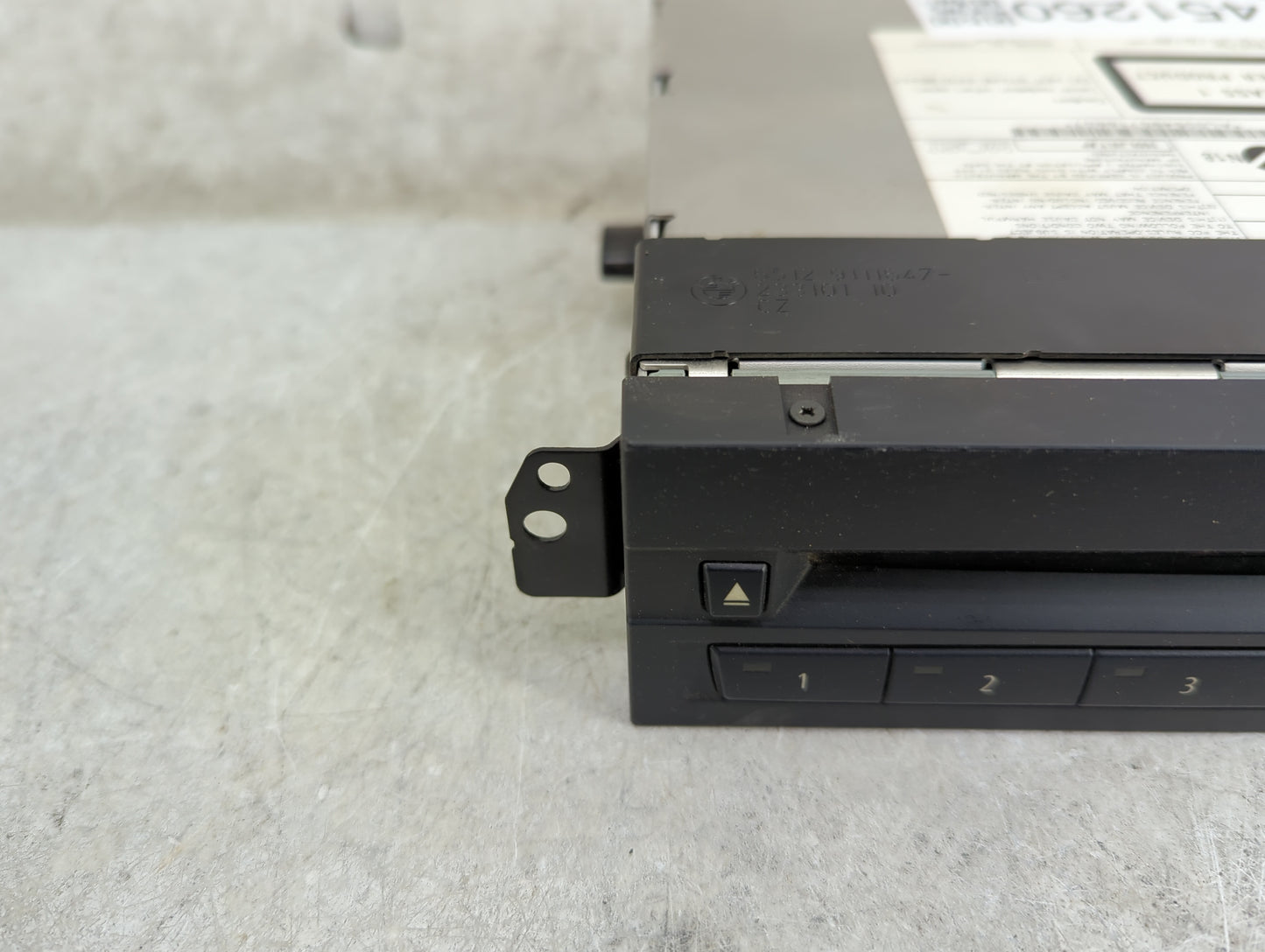 2010 Bmw 750 Radio AM FM Cd Player Receiver Replacement P/N:65.12-9 219 962-01 HEBE902A Fits OEM Used Auto Parts - Oemusedau