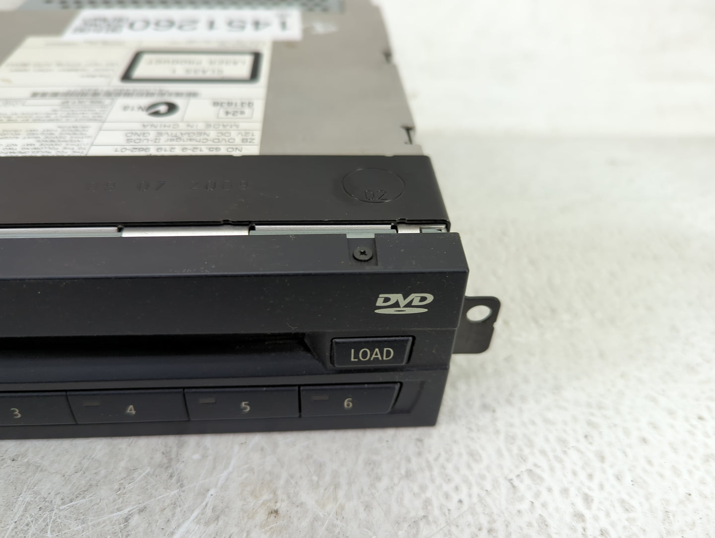 2010 Bmw 750 Radio AM FM Cd Player Receiver Replacement P/N:65.12-9 219 962-01 HEBE902A Fits OEM Used Auto Parts - Oemusedau