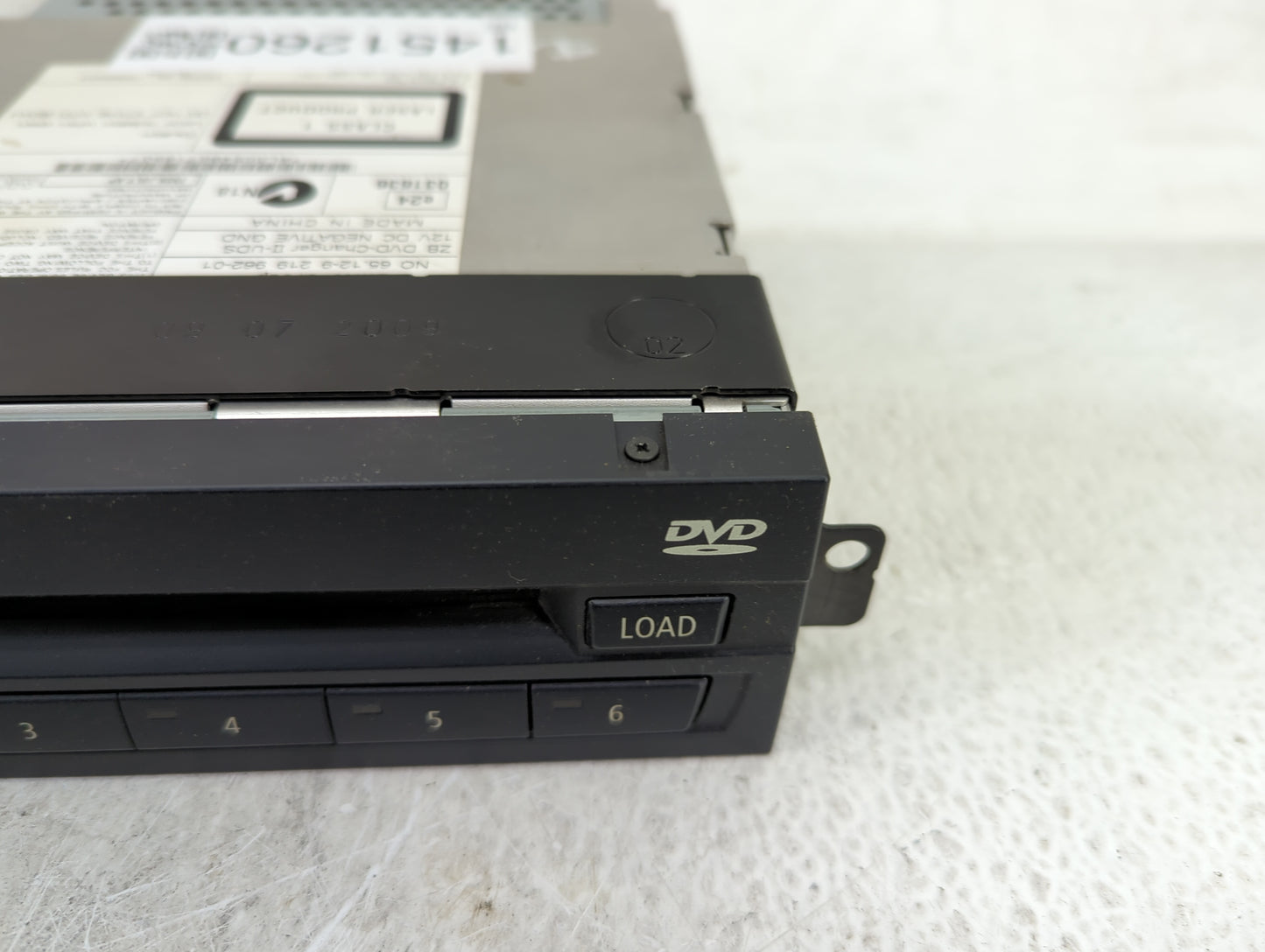 2010 Bmw 750 Radio AM FM Cd Player Receiver Replacement P/N:65.12-9 219 962-01 HEBE902A Fits OEM Used Auto Parts - Oemusedau