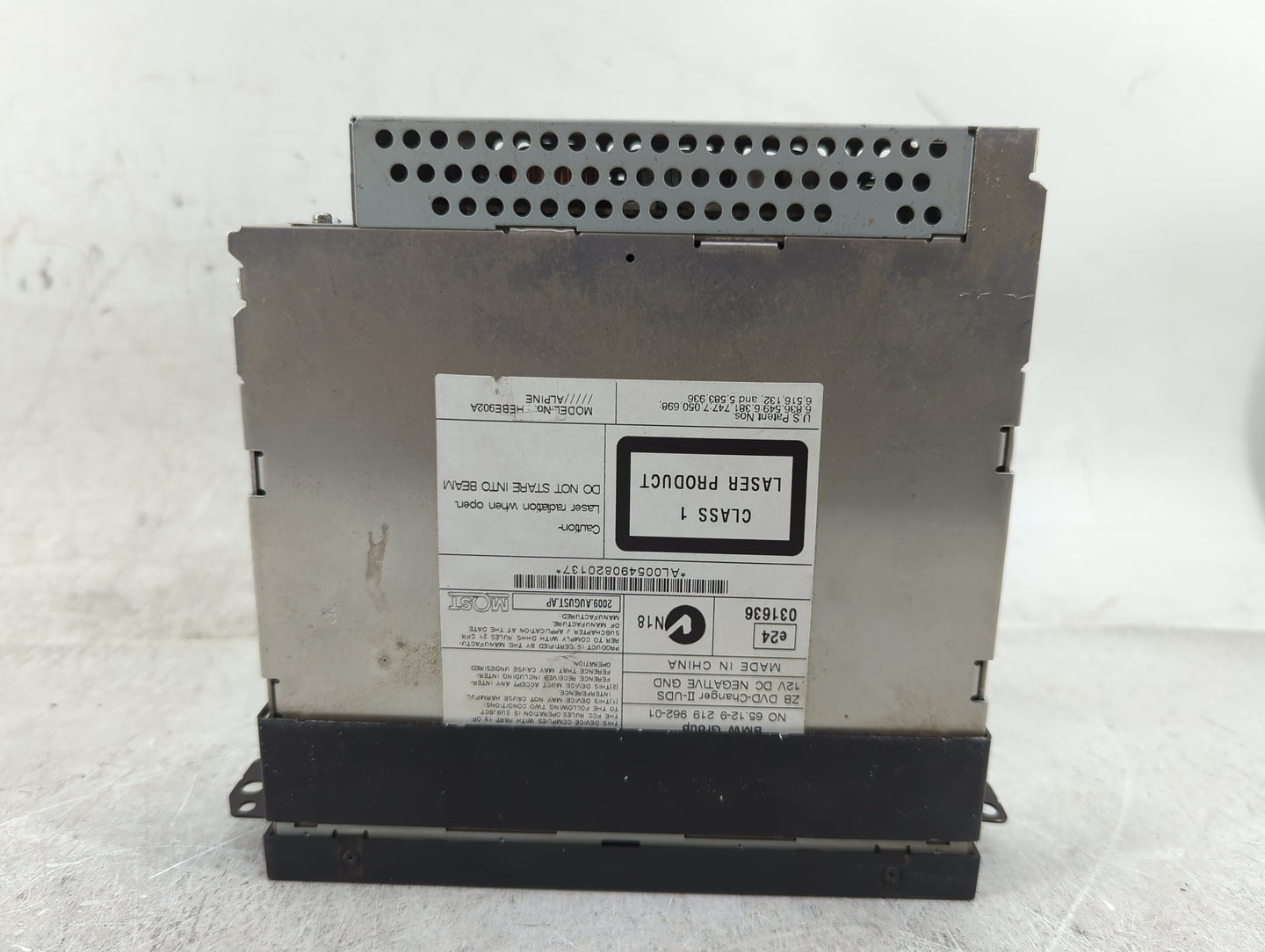 2010 Bmw 750 Radio Cd Changer 65.12-9219862-01|hebe302a|al005490820137 - Oemusedautoparts1.com