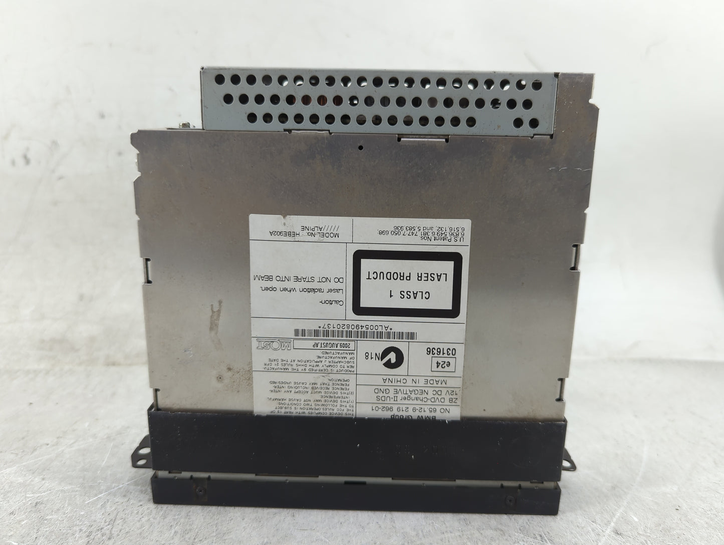2010 Bmw 750 Radio Cd Changer 65.12-9219862-01|hebe302a|al005490820137 - Oemusedautoparts1.com