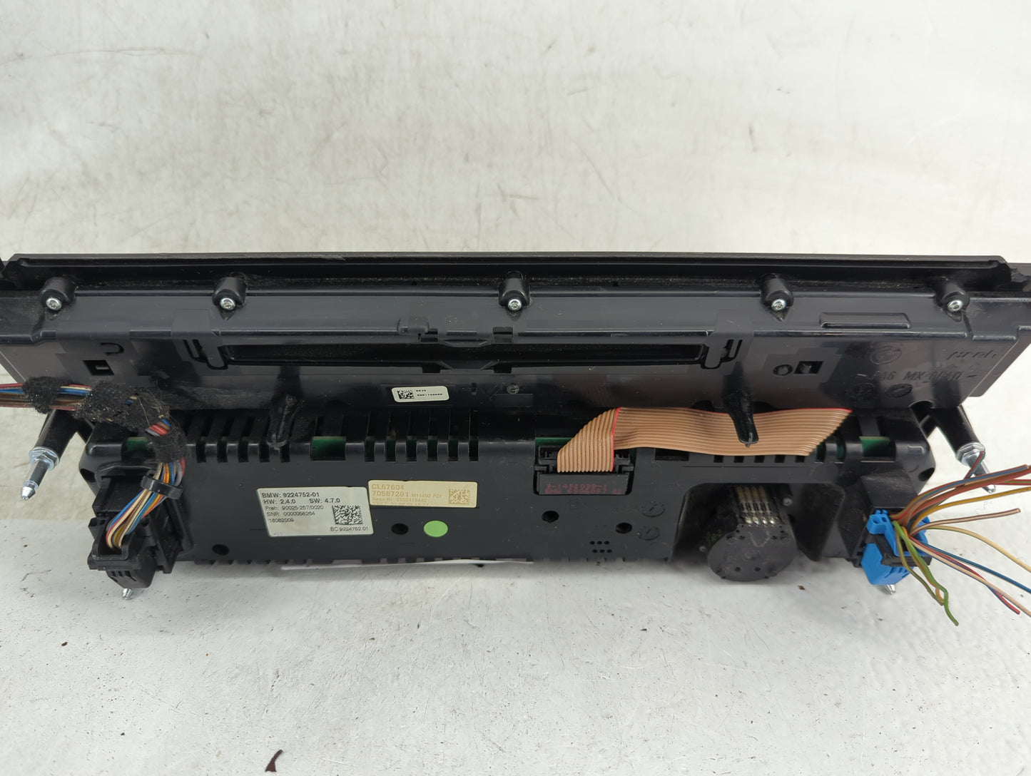 2009-2012 Bmw 750i Climate Control Module Temperature AC/Heater Replacement P/N:9224752-01 Fits Fits 2009 2010 2011 2012 201