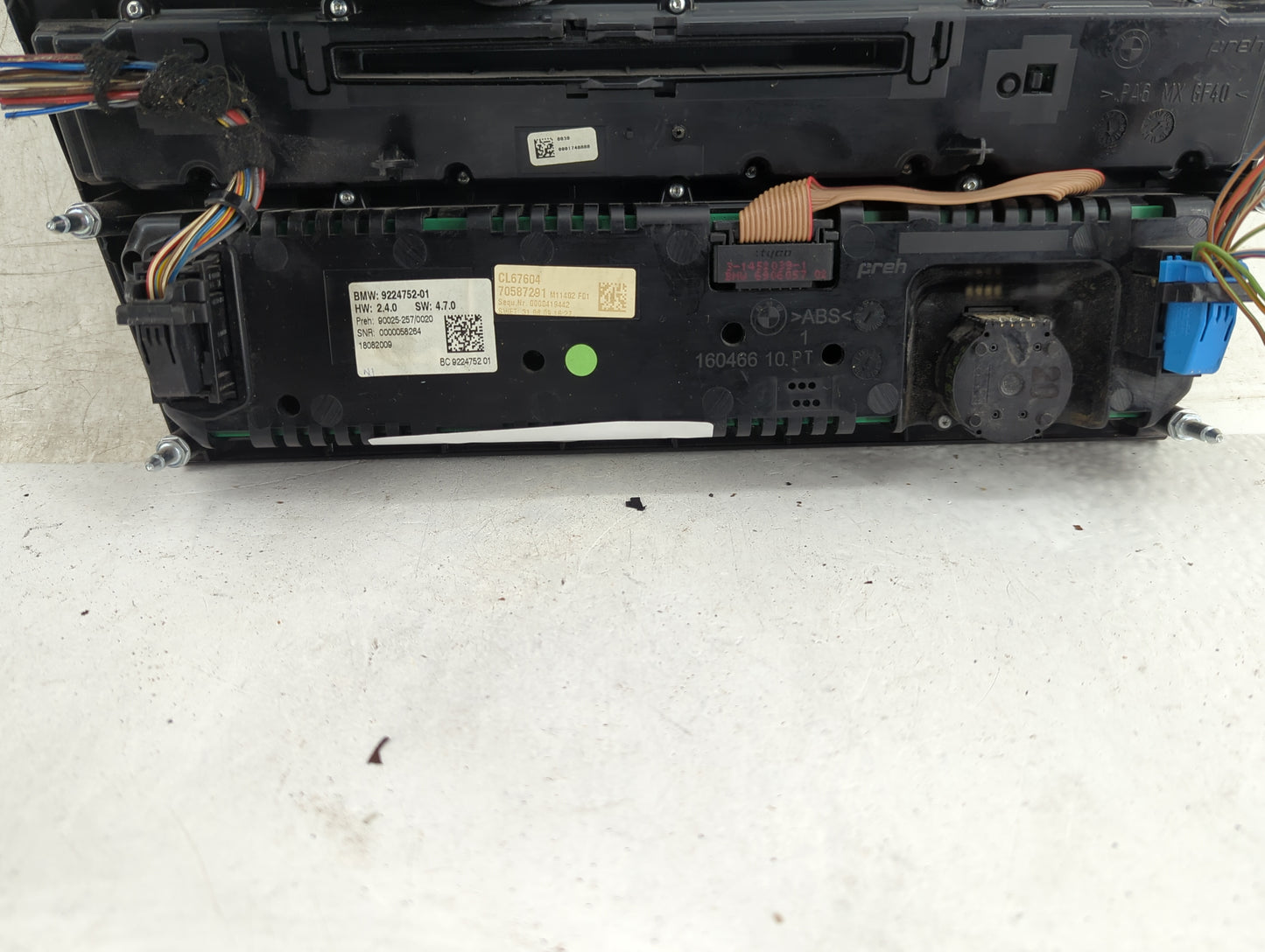 2009-2012 Bmw 750i Climate Control Module Temperature AC/Heater Replacement P/N:9224752-01 Fits Fits 2009 2010 2011 2012 201