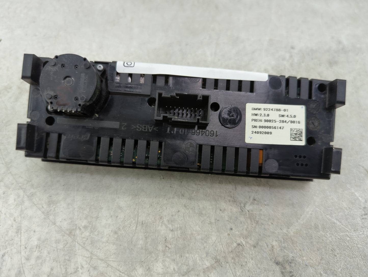 2009-2015 Bmw 750i Climate Control Module Temperature AC/Heater Replacement P/N:9224788-01 Fits OEM Used Auto Parts - Oemuse