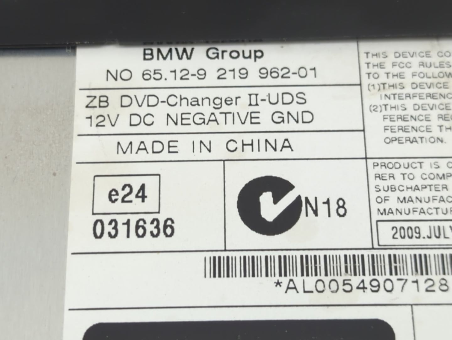 2010-2015 Bmw 750i Information Display Screen - Oemusedautoparts1.com