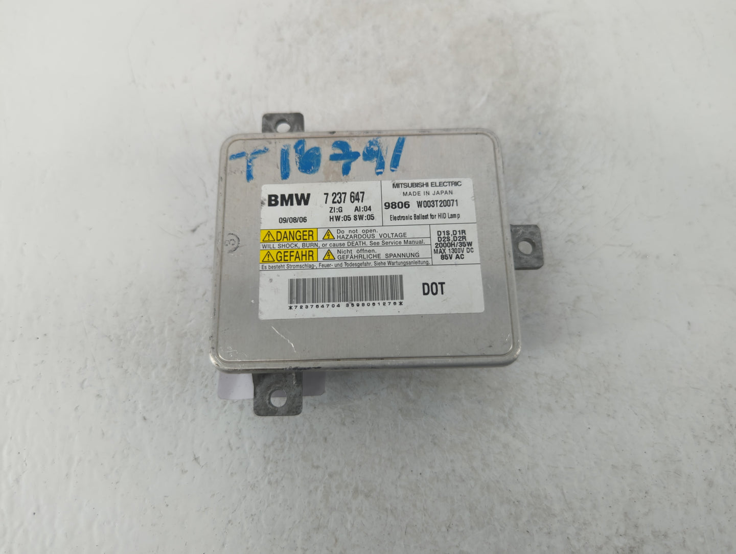 2009-2012 Bmw 750i Headlight Ballast Head Light - Oemusedautoparts1.com