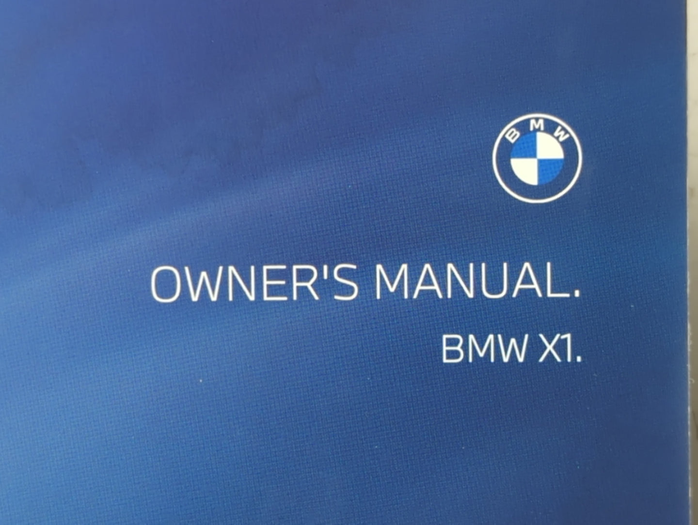 2010 Bmw X1 Owners Manual Book Guide P/N:01405B37908 OEM Used Auto Parts - Oemusedautoparts1.com