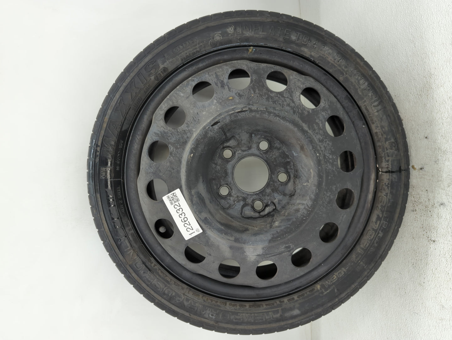 2004-2010 Bmw X3 Spare Donut Tire Wheel Rim Oem - Oemusedautoparts1.com