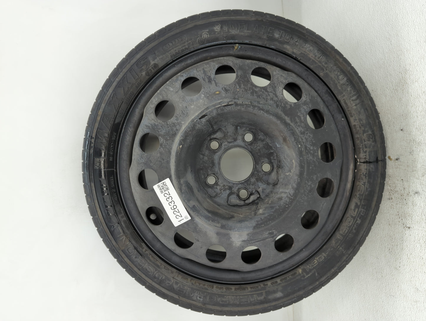 2004-2010 Bmw X3 Spare Donut Tire Wheel Rim Oem - Oemusedautoparts1.com