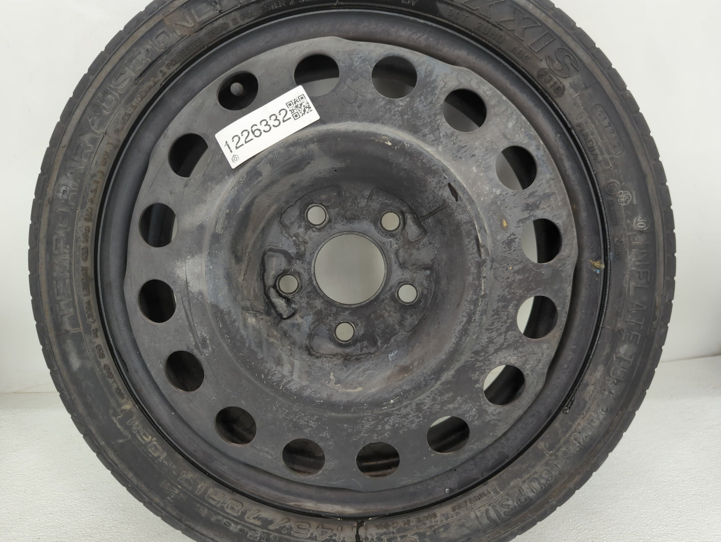 2004-2010 Bmw X3 Spare Donut Tire Wheel Rim Oem - Oemusedautoparts1.com