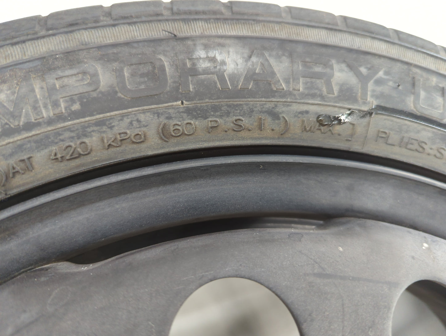 2004-2010 Bmw X3 Spare Donut Tire Wheel Rim Oem - Oemusedautoparts1.com