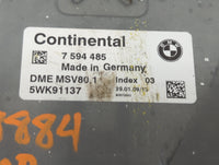 2007-2010 Bmw X3 PCM Engine Control Computer ECU ECM PCU OEM P/N:5WK91137 7 594 485 Fits Fits 2007 2008 2009 2010 2011 OEM U