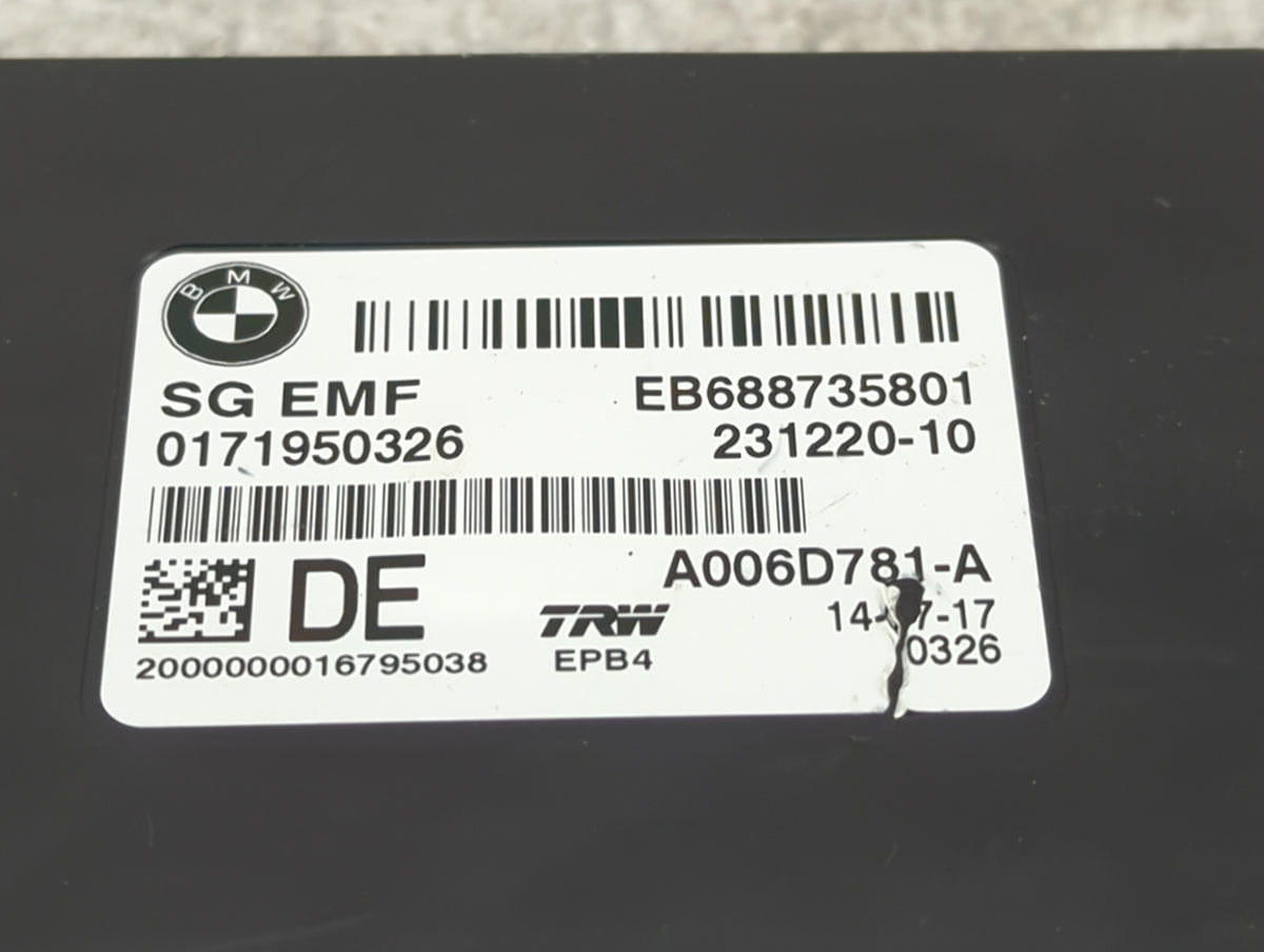 2015-2018 Bmw X4 Parking Brake Control Module - Oemusedautoparts1.com