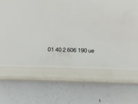 2010 Bmw X4 Owners Manual Book Guide P/N:01 40 2 606 190 OEM Used Auto Parts - Oemusedautoparts1.com