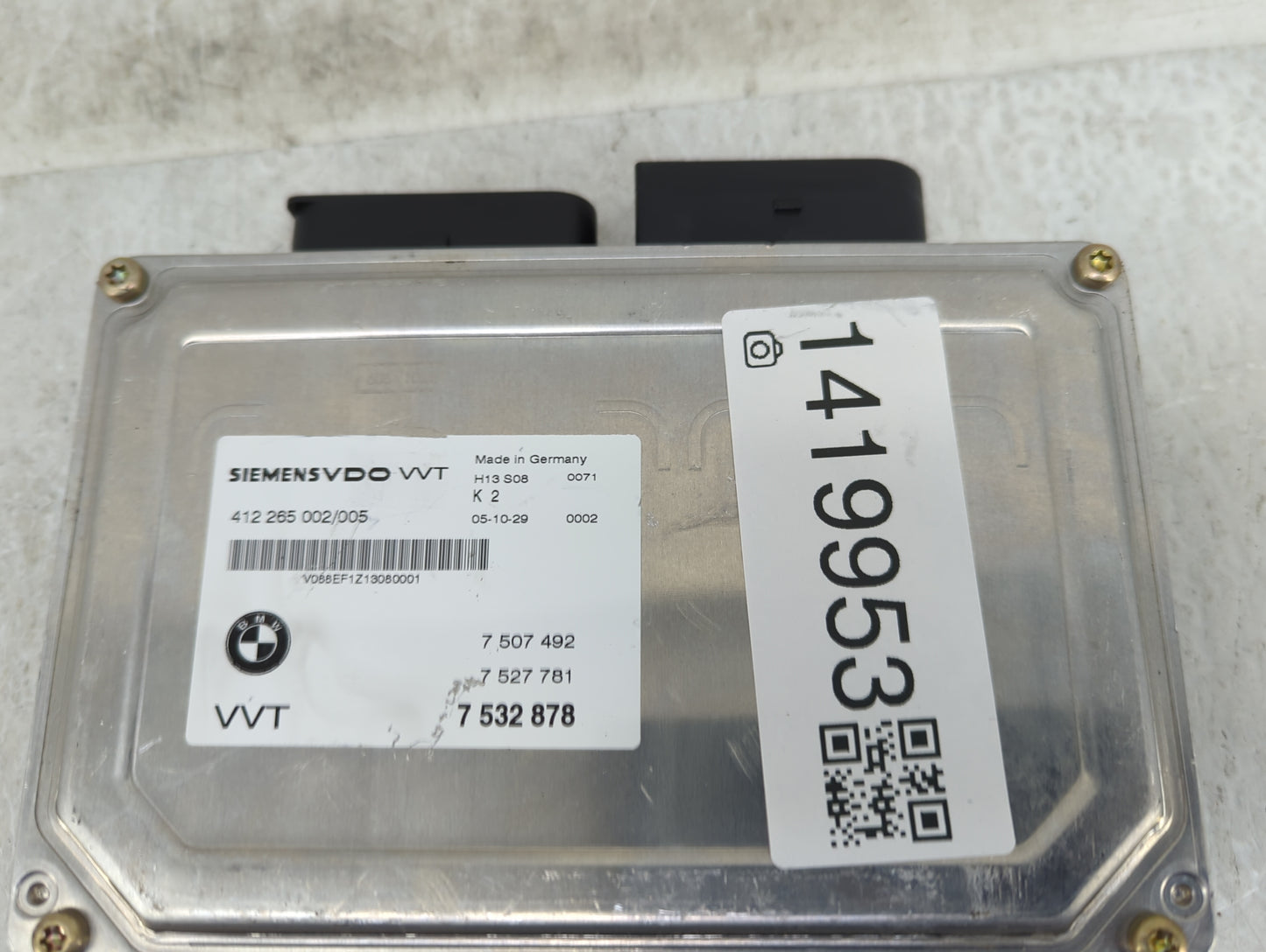 2008-2010 Bmw X5 PCM Engine Control Computer ECU ECM PCU OEM P/N:7532878 Fits Fits 2007 2008 2009 2010 OEM Used Auto Parts -