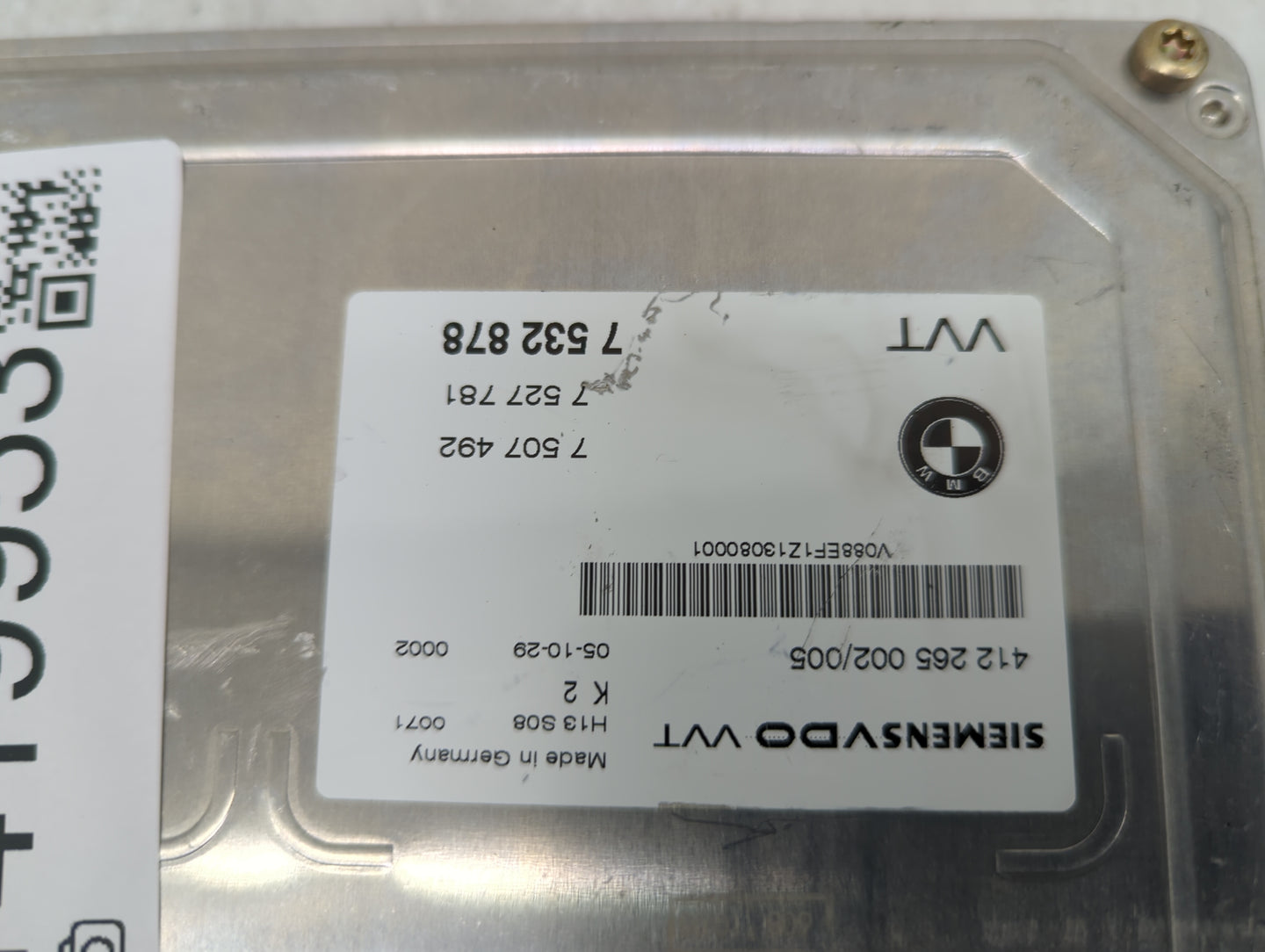 2008-2010 Bmw X5 PCM Engine Control Computer ECU ECM PCU OEM P/N:7532878 Fits Fits 2007 2008 2009 2010 OEM Used Auto Parts -